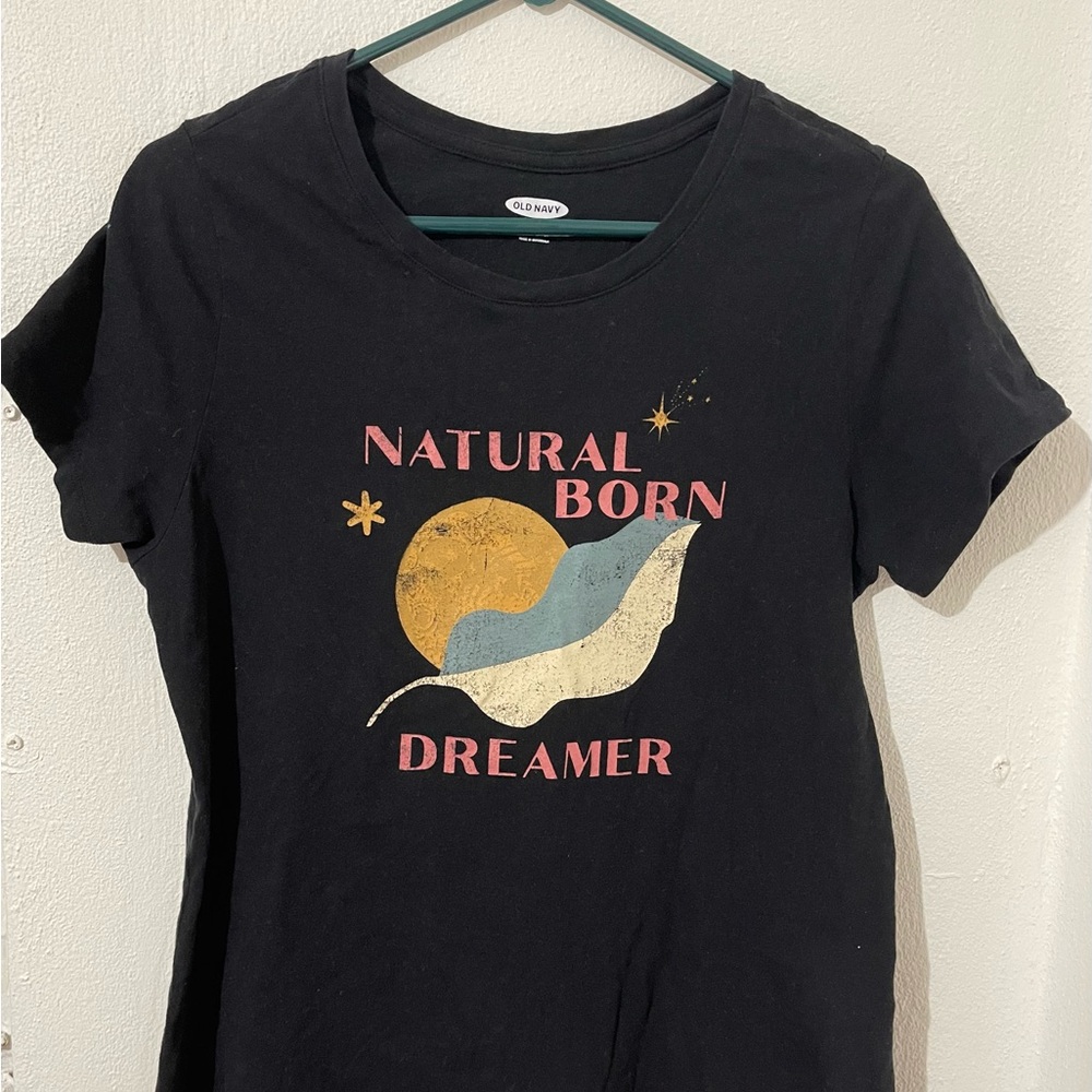 Old Navy Black Graphic Tee